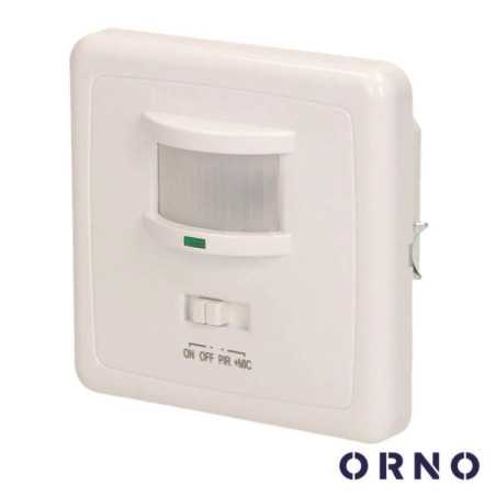 DETECTOR DE MOVIMENTOS E SOM PIR P ENCASTRAR BRANCO ORNO