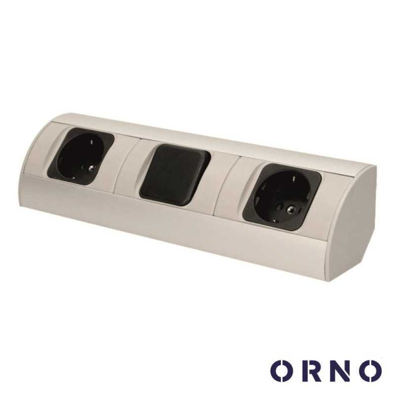 TOMADA ELÉTRICA 2X SCHUKO 05M ORNO
