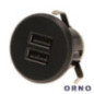 TOMADA C 2 SAÍDAS USB P SECRETÁRIA 5V 21A PRETO ORNO