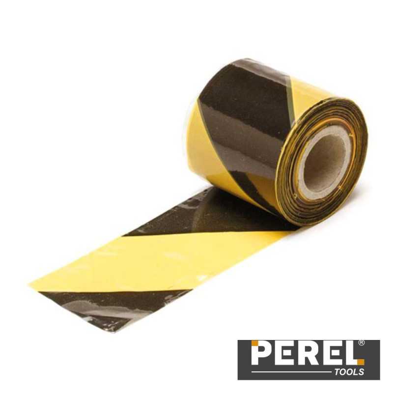 FITA DE SINALIZAÇÃO PRETAAMARELA 250M PEREL