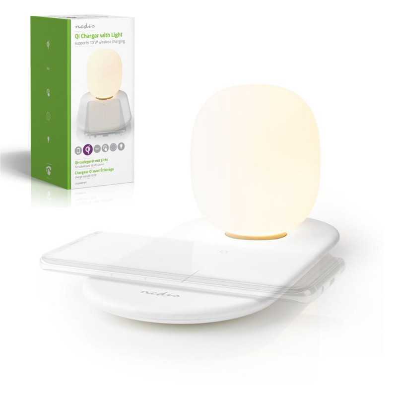 LUZ DE PRESENÇA LED TÁTIL C CARREGADOR QI 10W NEDIS