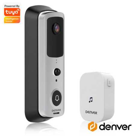 VÍDEO PORTEIRO WIFI C ALARME SENSOR PIR 720P DENVER