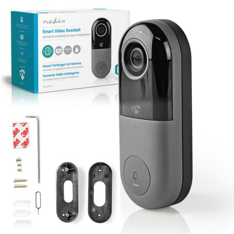 VÍDEO PORTEIRO 720P HD C WIFI APP NEDIS