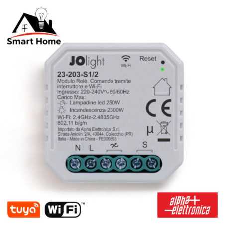 MÓDULO AUTOMAÇÃO INTERRUPTOR WIFI 1 CANAL TUYA ALPHA