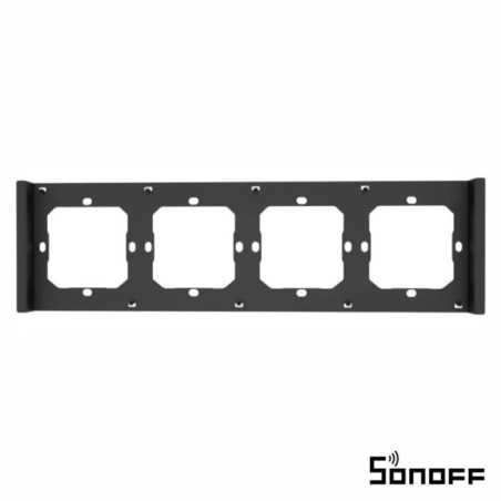 MOLDURA P 4 INTERRUPTORES INTELIGENTES M580 4 GANG SONOFF