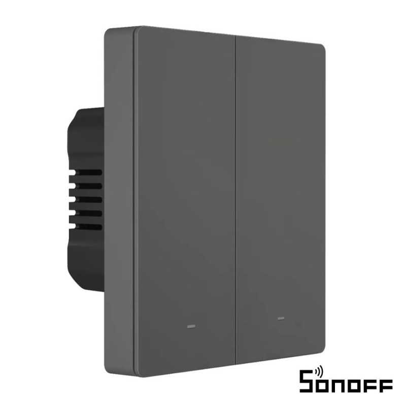 INTERRUPTOR PAREDE DUPLO ENCASTRAR WIFIRF 2 GANG SONOFF