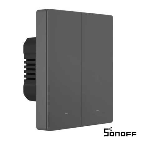 INTERRUPTOR PAREDE DUPLO ENCASTRAR WIFIRF 2 GANG SONOFF