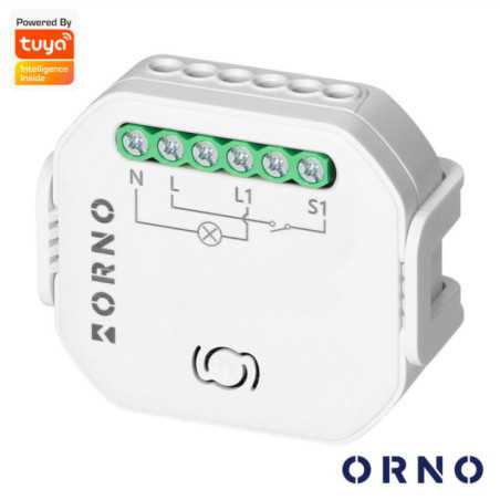 MÓDULO RELÉ 1 CANAL 2300W 10A WIFIBT TUYA ORNO