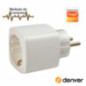 FICHA ELÉTRICA ADAPTADORA 1X SCHUKO INTELIGENTE WIFI DENVER