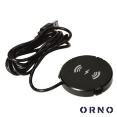 CARREGADOR POR INDUÇÃO QI DE EMBUTIR 60MM C CABO USB ORNO