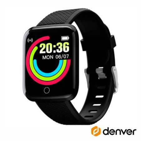 SMARTWATCH P ANDROID IOS PRETO DENVER