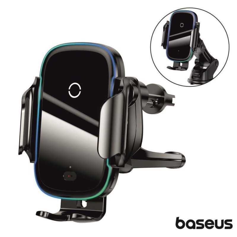 SUPORTE TELEMÓVEL C CARREGADOR INDUÇÃO QI 15W BASEUS