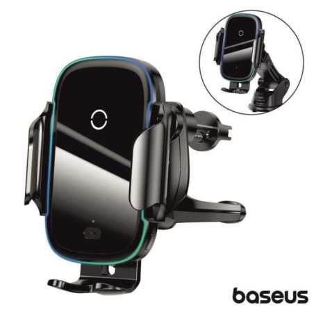 SUPORTE TELEMÓVEL C CARREGADOR INDUÇÃO QI 15W BASEUS