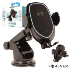 SUPORTE TELEMÓVEL C CARREGADOR INDUÇÃO QI 10W E SENSOR IR