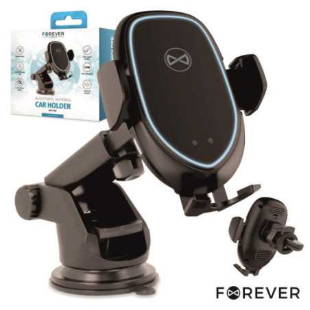 SUPORTE TELEMÓVEL C CARREGADOR INDUÇÃO QI 10W E SENSOR IR