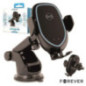 SUPORTE TELEMÓVEL C CARREGADOR INDUÇÃO QI 10W E SENSOR IR
