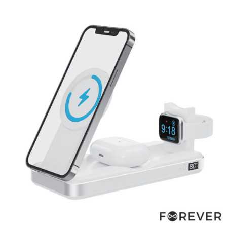 POWERBANK 10000MAH QI2 20W C SUPORTE 3EM1 FOREVER