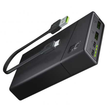 POWERBANK 20000MAH C FICHA USBC 18W PD GREEN CELL