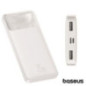 POWERBANK 10000MAH QC 15W BRANCO BIPOW BASEUS