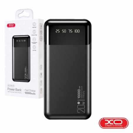 POWERBANK 10000MAH 1 USBA 1 USBC 1 LIGHTNING PRETO XO