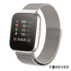 SMARTWATCH MULTIFUNÇÕES P ANDROID IOS SILVER FOREVER