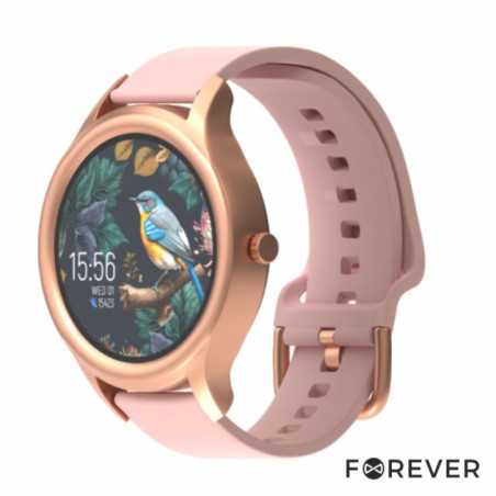 SMARTWATCH P ANDROID IOS PRETO FOREVIVE3 ROSE GOLD FOREVER