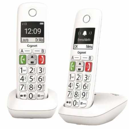 CONJUNTO 2 TELEFONES S FIOS E290 BRANCO GIGASET