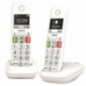 CONJUNTO 2 TELEFONES S FIOS E290 BRANCO GIGASET