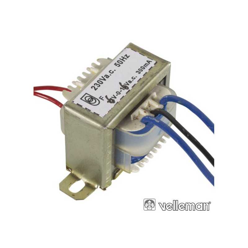 TRANSFORMADOR 36VA 2X6V VELLEMAN