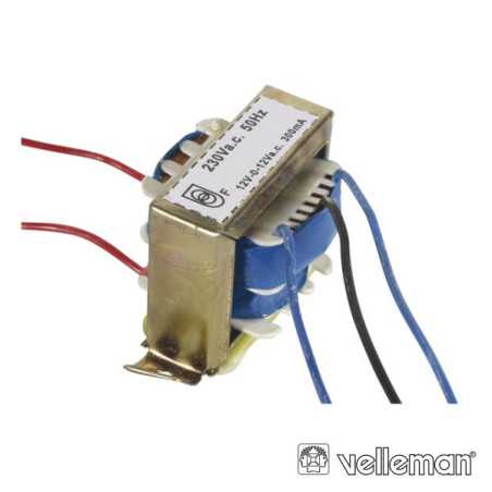 TRANSFORMADOR 72VA 2X12V VELLEMAN