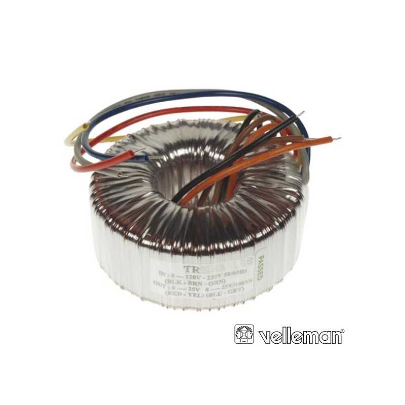 TRANSFORMADOR TOROIDAL 80VA 2X24V 2X167A