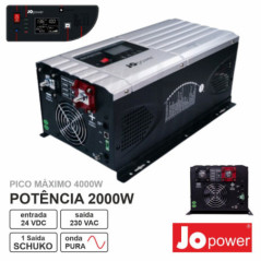 CONVERSOR 24V230V 2000W ONDA PURA JOPOWER
