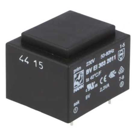 TRANSFORMADOR ENCAPSULADO 23VA 1X9V 1X0255A