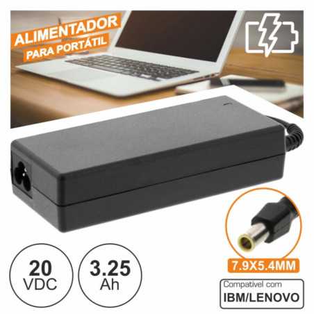 ALIMENTADOR P IBMLENOVO 20V 325A 65W 79X54MM