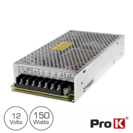 FONTE DE ALIMENTAÇÃO INDUSTRIAL 12V 150W 125A PROK