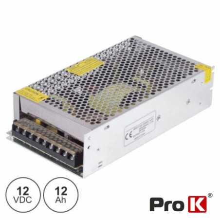FONTE DE ALIMENTAÇÃO INDUSTRIAL 12V 150W 125A PROK