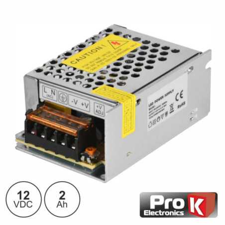 FONTE DE ALIMENTAÇÃO INDUSTRIAL 12V 25W 2A PROK