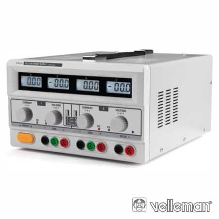 FONTE DE ALIMENTAÇÃO DIGITAL DUPLA 2X030V 03A 5VDC 3A