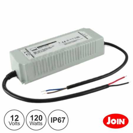 FONTE DE ALIMENTAÇÃO ESTANQUE 12V 10A 120W IP67 JOIN