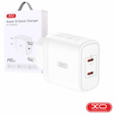 ALIMENTADOR 2 USBC PD 50W BRANCO XO
