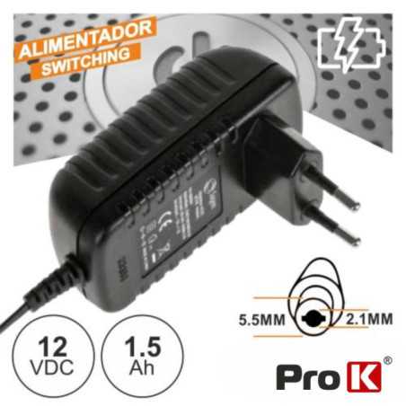 ALIMENTADOR SWITCHING 12V 15A 2155 PROK