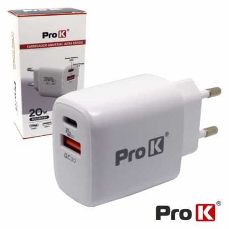 ALIMENTADOR USBAUSBC PDQC30 20W PROK
