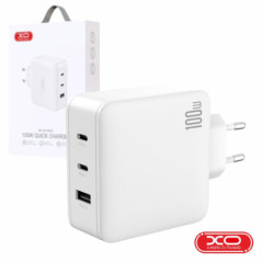 ALIMENTADOR USBA 18W 24A 2 USBC PD 100W 3A GAN XO