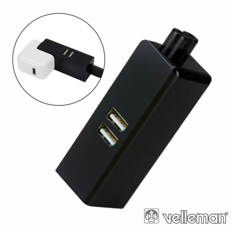 CARREGADOR C 2 SAÍDAS USB 5V21A