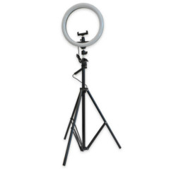 CANDEEIRO DE ESTÚDIO FOTOGRÁFICO 24W C TRIPÉ EXTENSIVEL