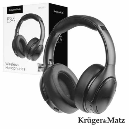 AUSCULTADORES BLUETOOTH S FIOS C MIC ANC F3A KRUGERMATZ