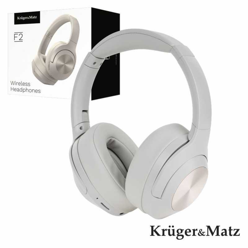 AUSCULTADORES BLUETOOTH S FIOS C MIC ANC F2 KRUGERMATZ