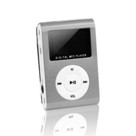 LEITOR MP3 C RÁDIO SD MIC LCD AUSCULTADORES