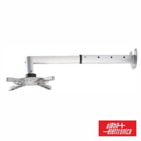 SUPORTE VÍDEOPROJETOR PAREDE EXTENSÍVEL 15KG 360 ALPHA