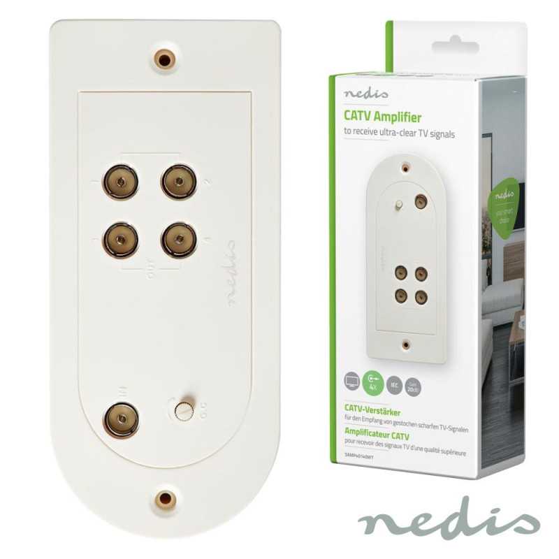 AMPLIFICADOR DE ANTENA C AJUSTE E 4 SAÍDAS 20DB